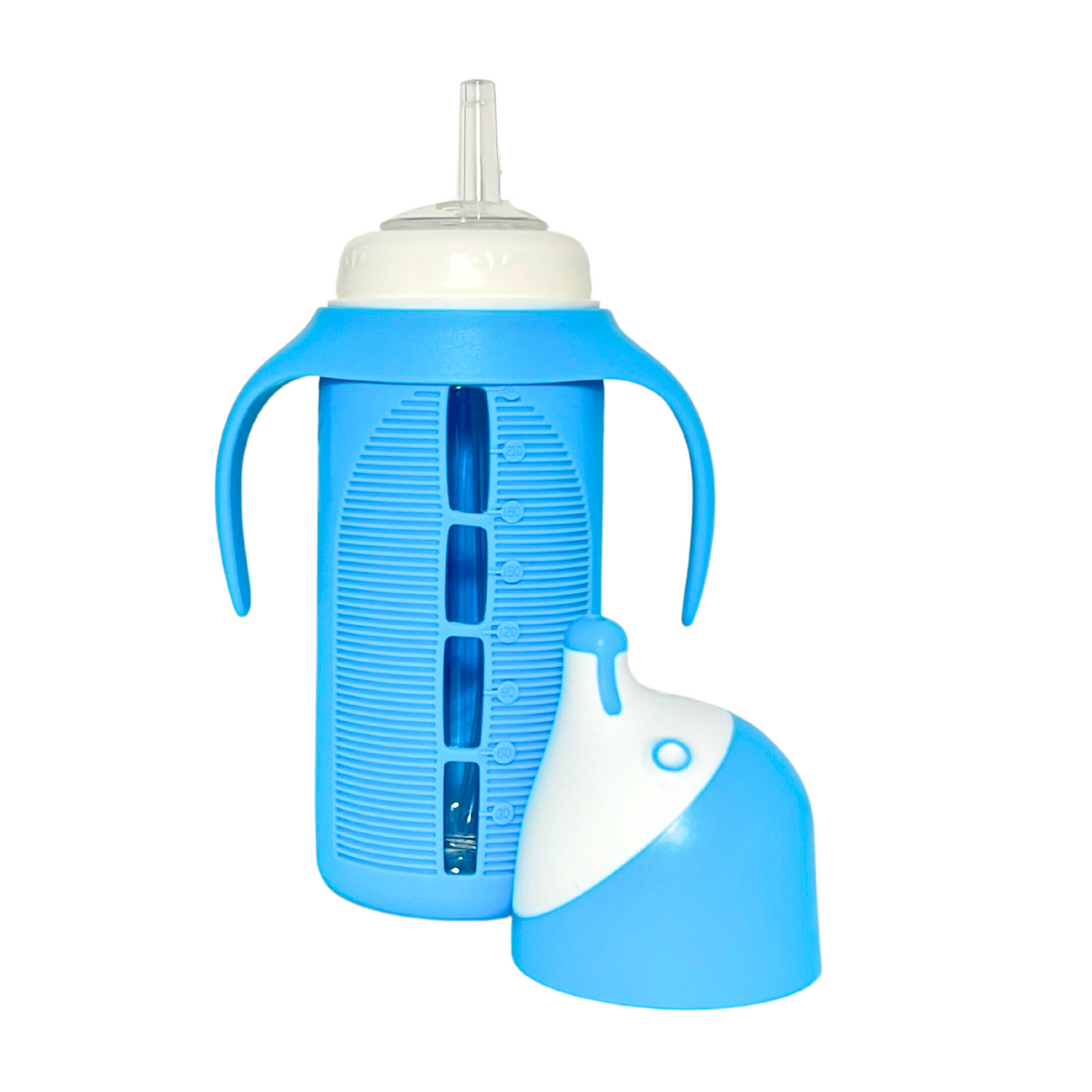 BOLOLO silicone sippy cups with straws for baby